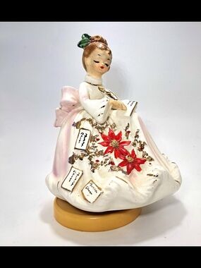 Vintage 1960's Josef Originals December Music Box